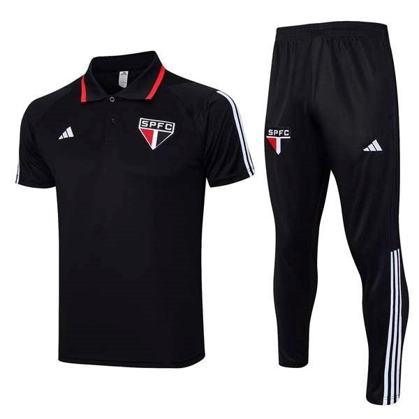 Polo Sao Paulo Conjunto Completo 2023-24 Negro